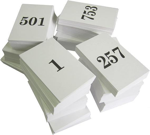Amazon 名刺サイズ 数字カード 1000枚セット ナンバーカード1 1000 番号札 用紙色 白 裏面無地 授業 レッスン用副教材 文房具 オフィス用品 Amazon 名刺サイズ 数字カード 1000枚セット ナンバーカード1 1000 番号札 用紙色 白 裏面無地 授業 レッスン用副教材 文房具 オフィス用品
