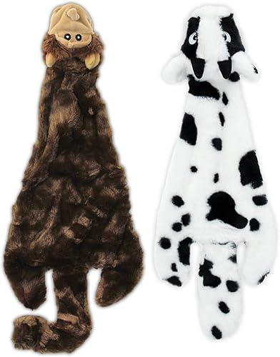 Vista 44 de Best Pet Supplies Juguetes chirriantes para perros con tela suave y duradera para mascotas pequeñas, medianas y grandes, juguete interactivo