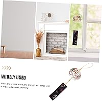 Vista 5 de GANAZONO Goblincore Decoración de la habitación Decoración de verano para niñas, carillón de viento japonés, campanillas de viento de vidrio