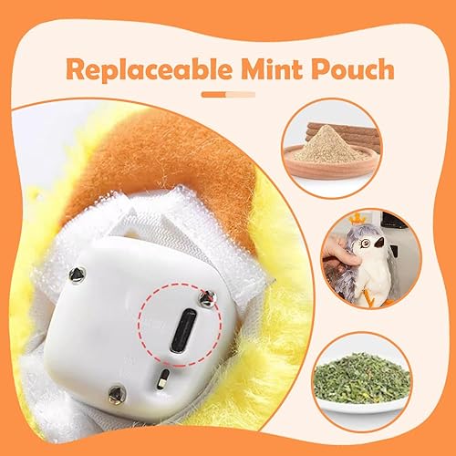 Miniatura 6 de Juguete de pájaro para gato, juguete interactivo recargable para gatos, 3 modos, activado por tacto (planeador)