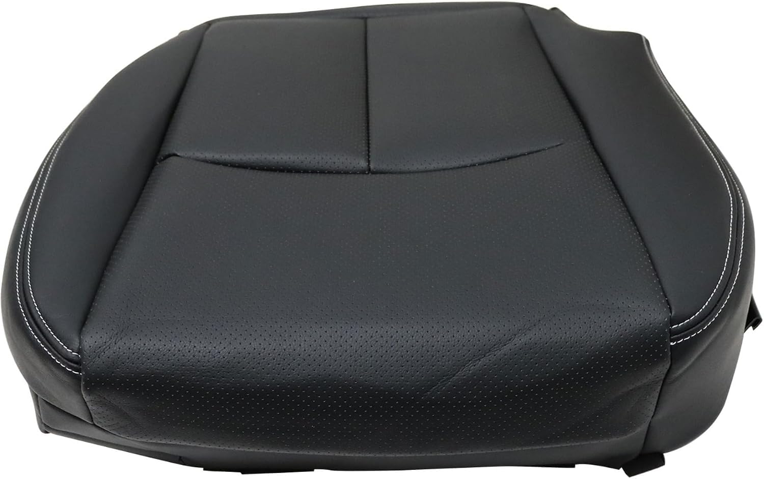 GXARTS Driver Side Bottom Replacement Perforated Leather Seat Cover Black #G Compatible with Infiniti Q50 2014 2015 2016 2017 2018 2019 2020