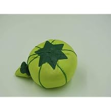 4" Tomato Pin Cushion Pincushion with Strawberry Emery 9.5cm Lime