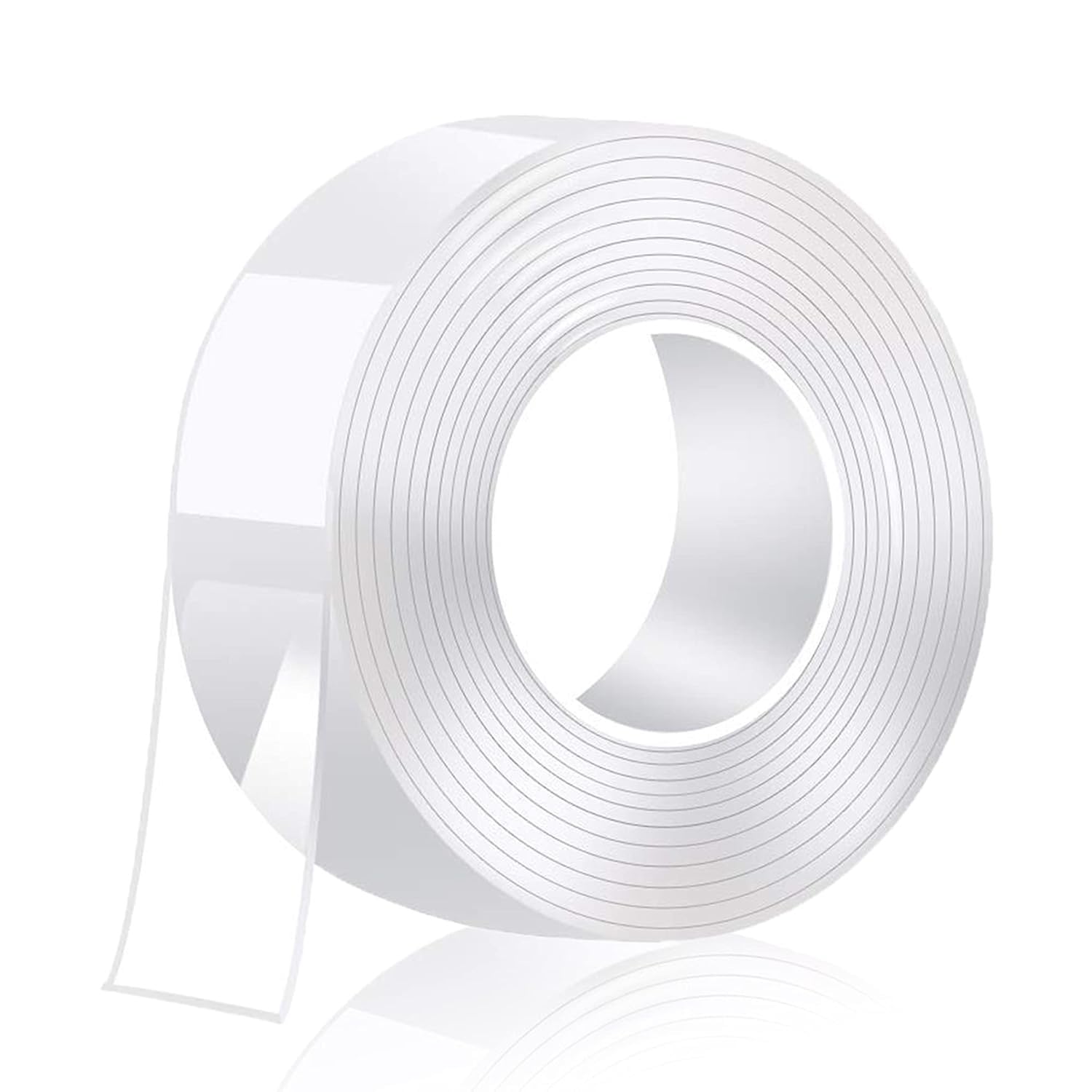PDAteknoloji Su Sızdırmaz Çift Taraflı Şeffaf Bant 5 Metre Ekstra Güçlü Yıkanabilir İnce Nano Bant Genişlik 30mm Kalınlık 1mm Halı Ev Mutfak Banyo Araba Ofis için LTS-BND07