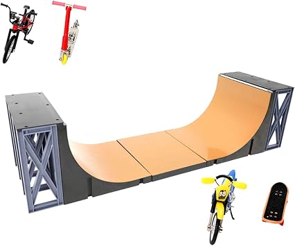 Finger Skateboard Ramp Set Interactive Toys Finger Skateboard And Bike Gifts For Kids Holiday Joy Party Favors Toy Fingertip Board Play Party Favor