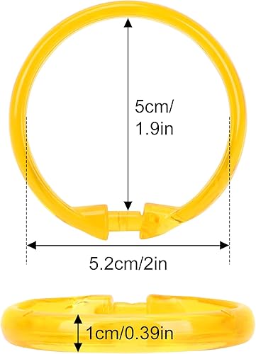 Miniatura 9 de Qulable Anillos de cortina de ducha, 12 ganchos de plástico en forma de gota, ganchos para barra de ducha de baño, fácil cierre a presión (negro)
