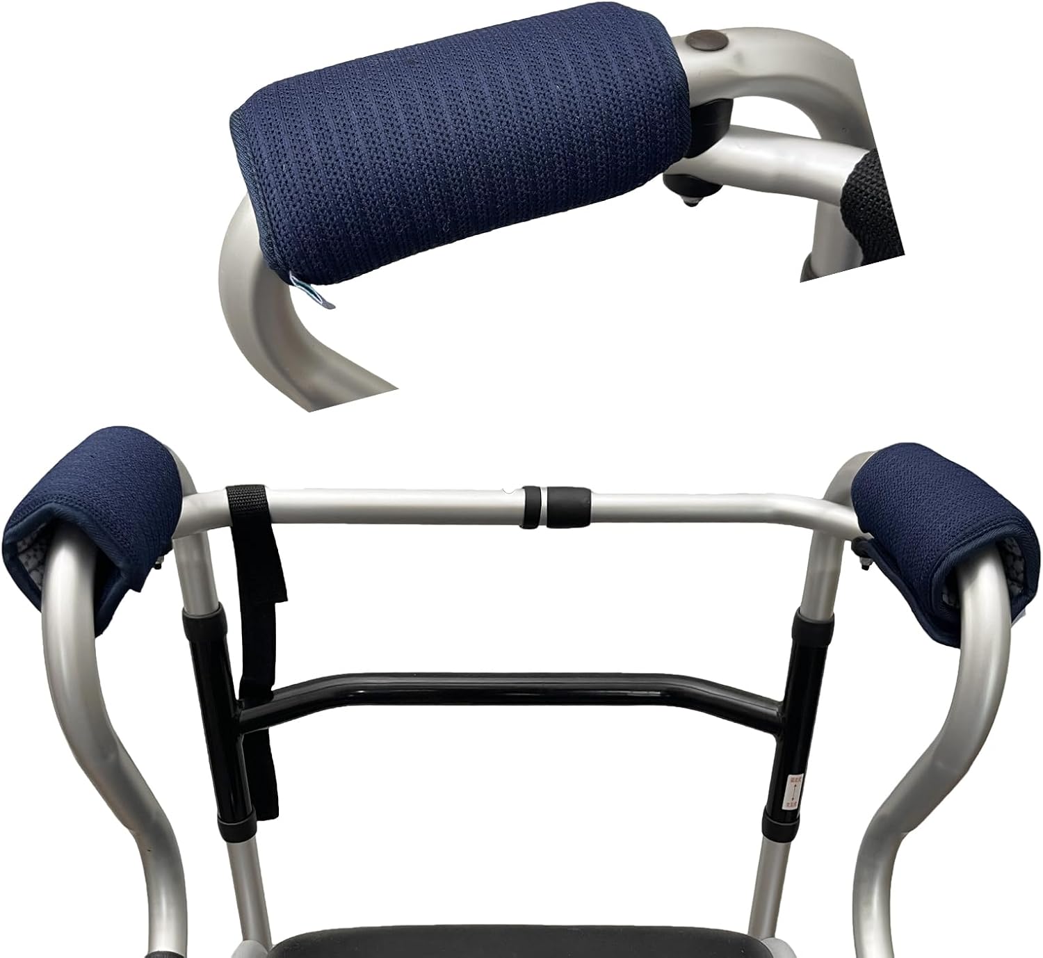 Walker Handle Cushions - Padded Hand Covers - Soft Cushion Padding Medical for Folding Rolling Wheelchair, Rollator Handle, Senior, Elderly Grippers - Crutch Handle Pad Grips - Mobility Aid