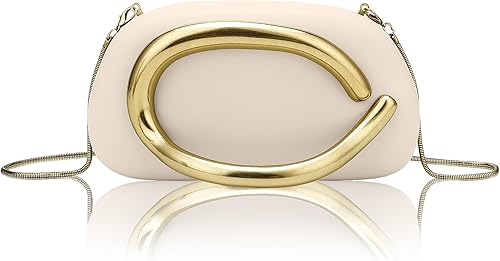 Bolsos de noche de piel sintética para mujer, bolso de mano de chocolates, fácil de combinar con cadena, bolso de hombro decorativo de metal