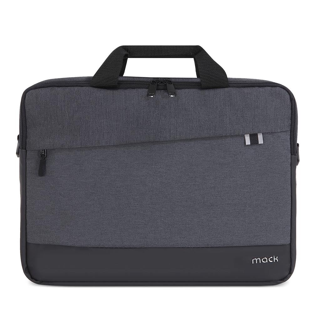 Mack Unicity Eco MCE-1101 Çevre Dostu Laptop Çantası, YKK Fermuarlı Macbook Çantası, MacBook Air/Pro ile Uyumlu Bilgisayar Çantası, Erkek Kadın 15.6 inç Notebook El Çantası, Siyah