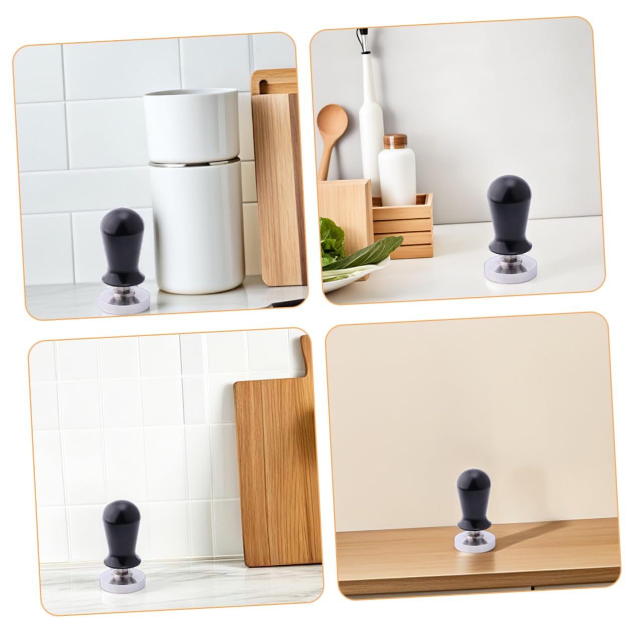 HOMSFOU Espresso -Hand -Manipulation Mit Ergonomischem Griff Handheld -Kaffee Manipulation Wiederverwendbarer Espresso -Kaffee -presswerkzeug Kaffeezubehör 51mm