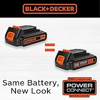 Vista 7 de Taladro con iones de litio con 100 accesorios Black & Decker LD120VA 20-Volt MAX