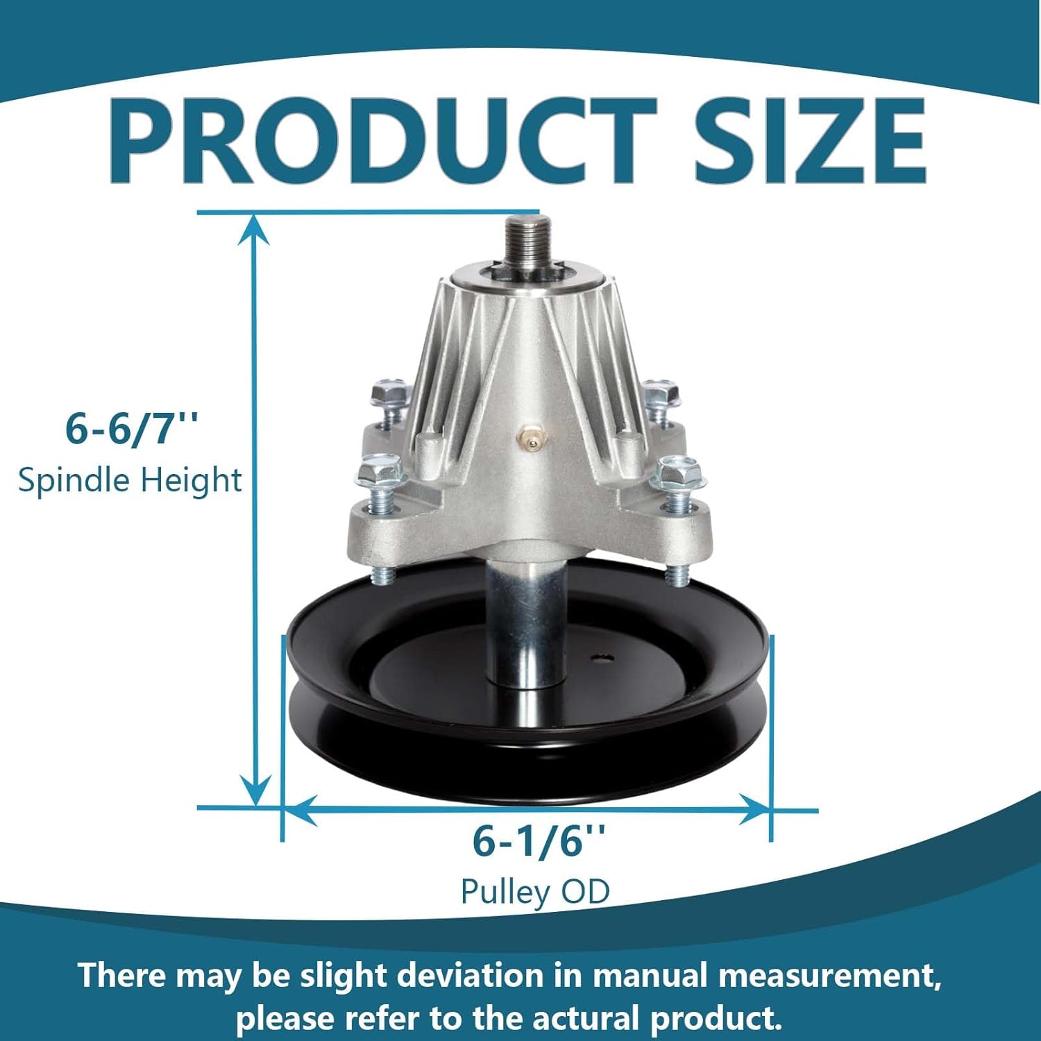 42" Deck Spindle Rebuild Kit Fits Cub Ca det MTD T Roy-Bilt RZT-42 LTX1042 LTX1040 Crafts man LT2000 LT1500 2 Spindle (918-04822 618-04822) 2 Pulley (756-04129B) 1 Belt (754-04060)