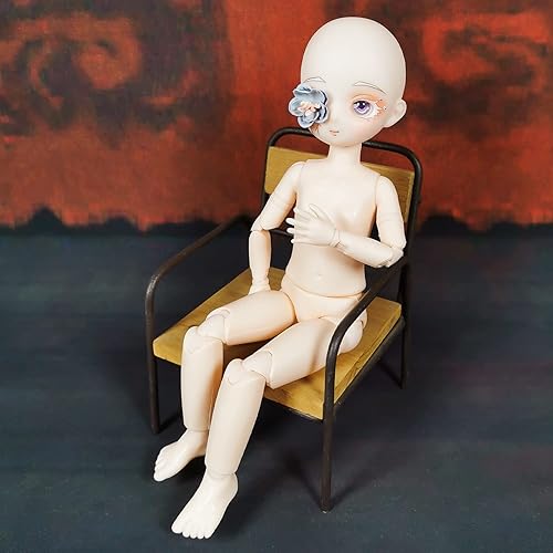 Miniatura 9 de Proudoll Muñeca BJD de 16 de 11.8 in y 12 pulgadas con articulación de bola, 18 articulaciones de movimiento, figuras de acción de PVC, cuerpo de