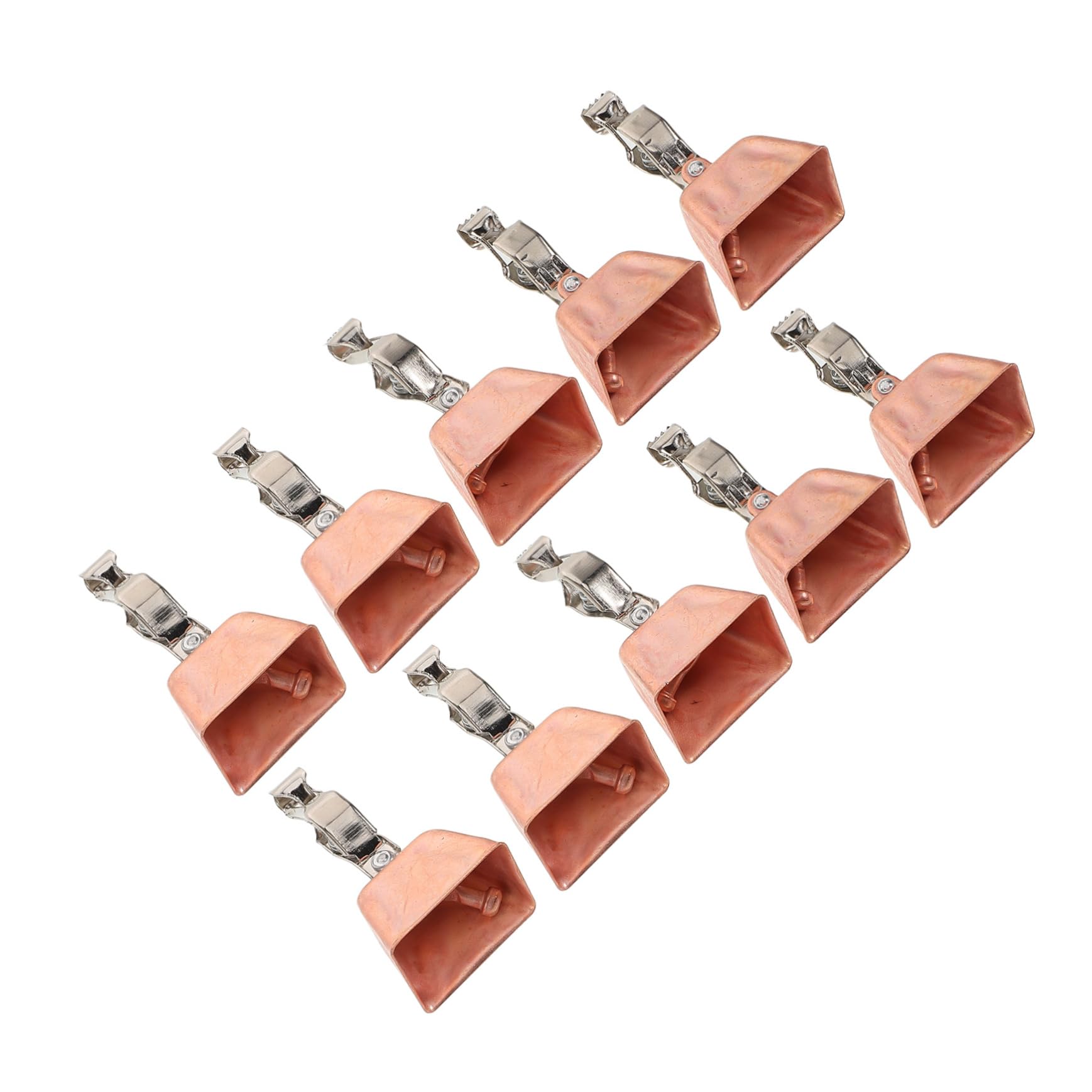 POPETPOP 10pcs Fishing Bells with Clip Loud Alert Indicators for Sea Freshwater Lakes Rivers Easy Install Fishing Rod Accessories for Anglers Clear Sound for Fish Bite Detection