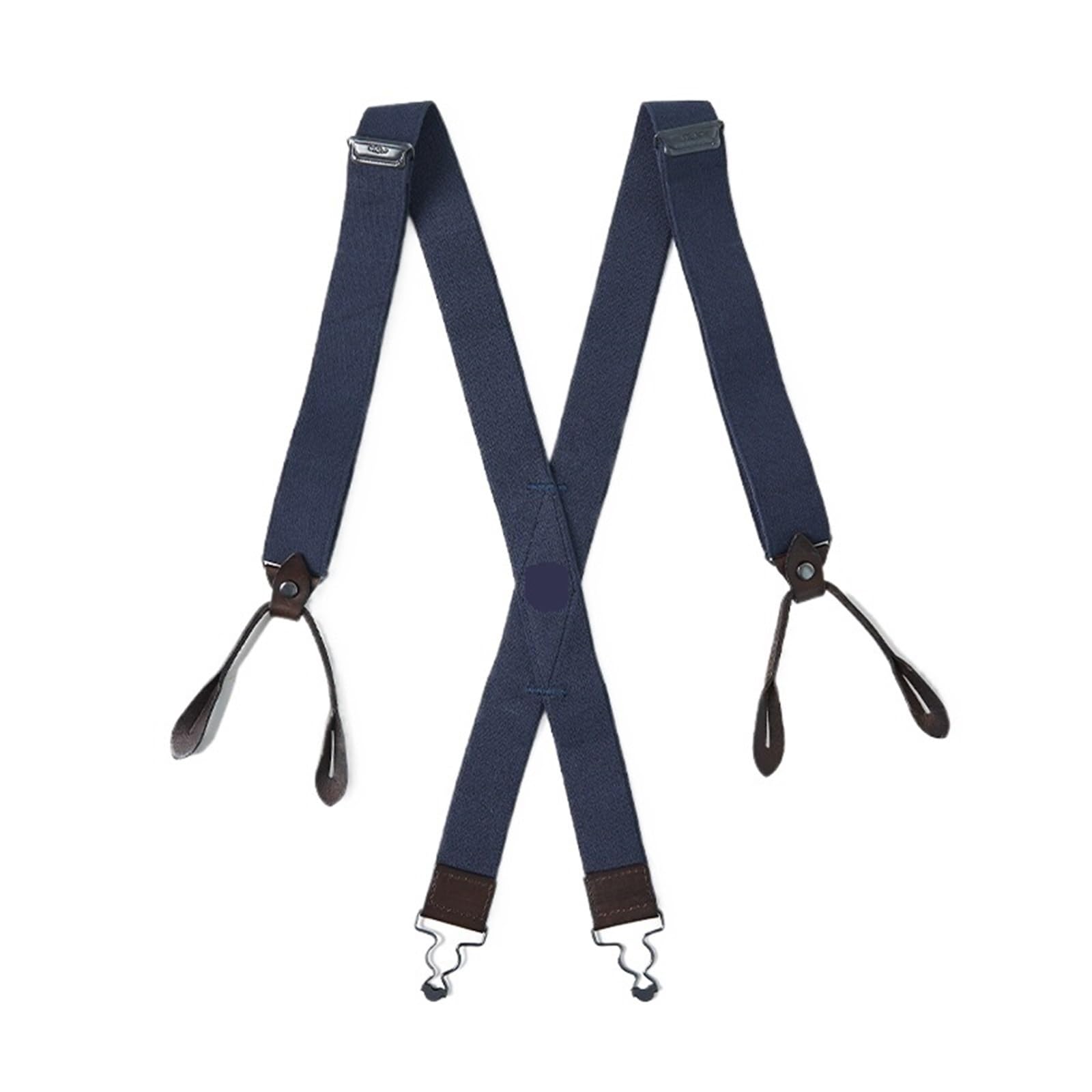 Tirantes para Hombre Tirantes con espalda en X, ajustables, elásticos, botones los extremos for hombre Para ocasiones formales(Color 01)