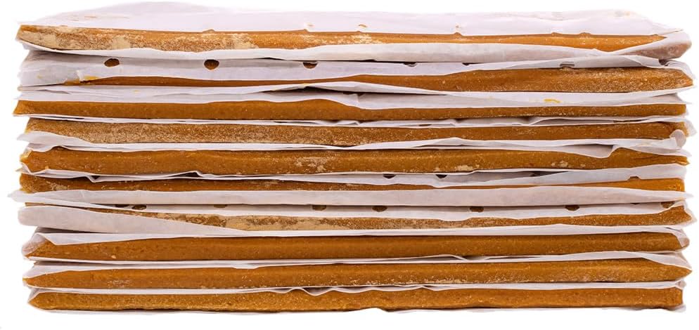 VILLAGE GIFT IMPORTERS Pollen Patties for Beekeeping | 15% Natural Pollen, 15.5% Protein | Balanced Nutrition | Supplemental Hive Food | Improves Colony Health (Ten Pack)