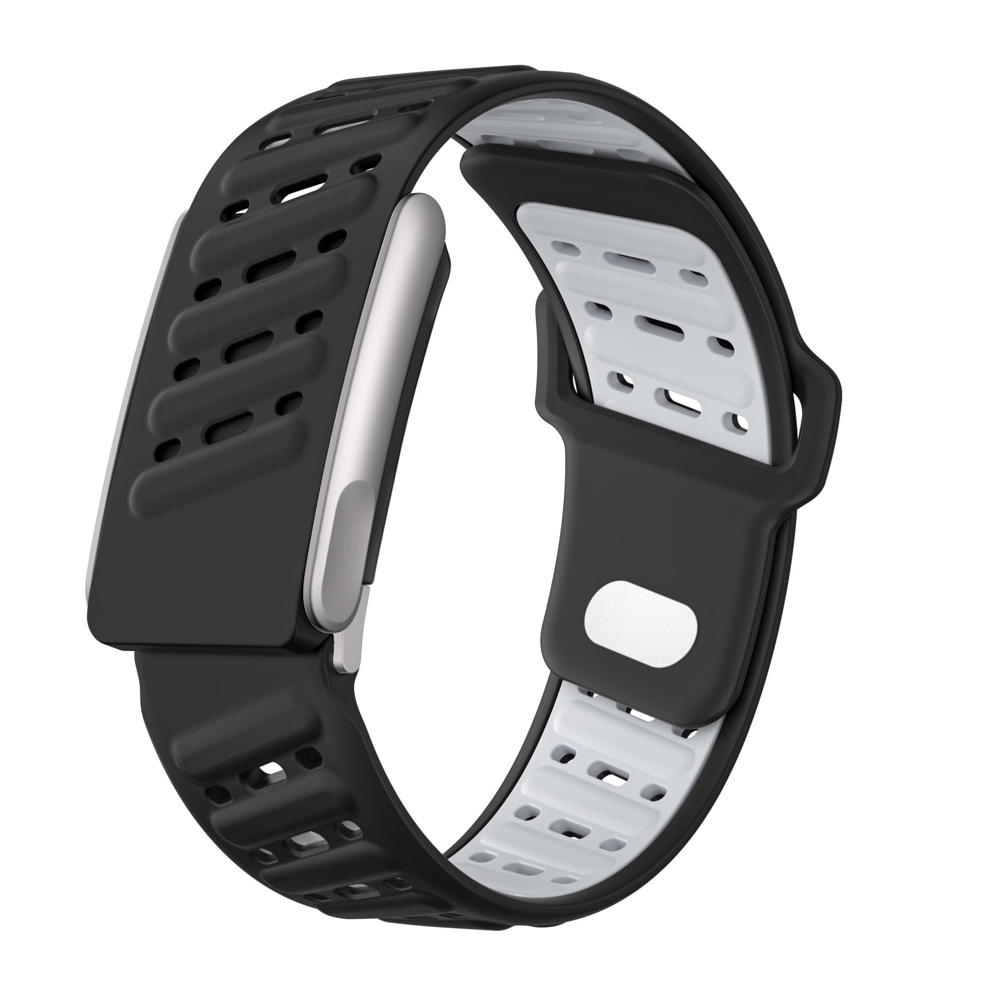 omee Silicone Sport Band Compatible with Whoop 5.0 Band Strap Men Women, Breathable Sport Adjustable Waterproof Replacement Wristbands Straps for Whoop 5.0 Silicone Bands