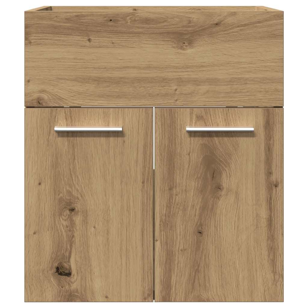 Lavabo 41x38,5x46 cm Madera mecanizada Color roble