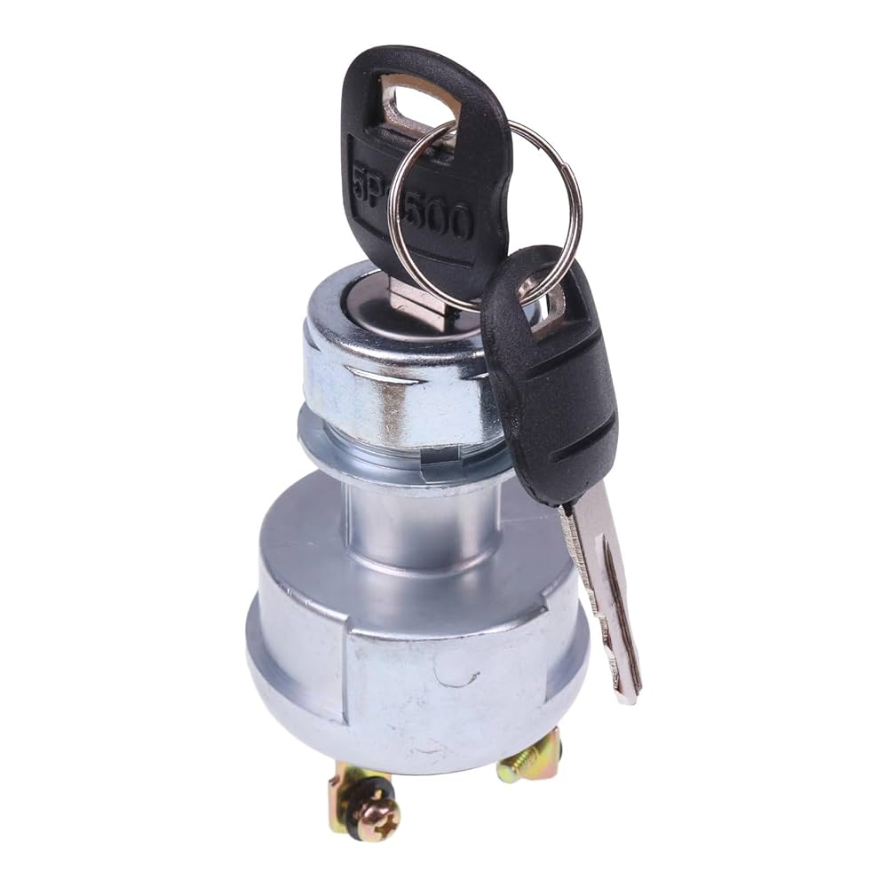 Amazon.com: IEQFUE Ignition Switch 4 Terminals w/2 Keys 9G