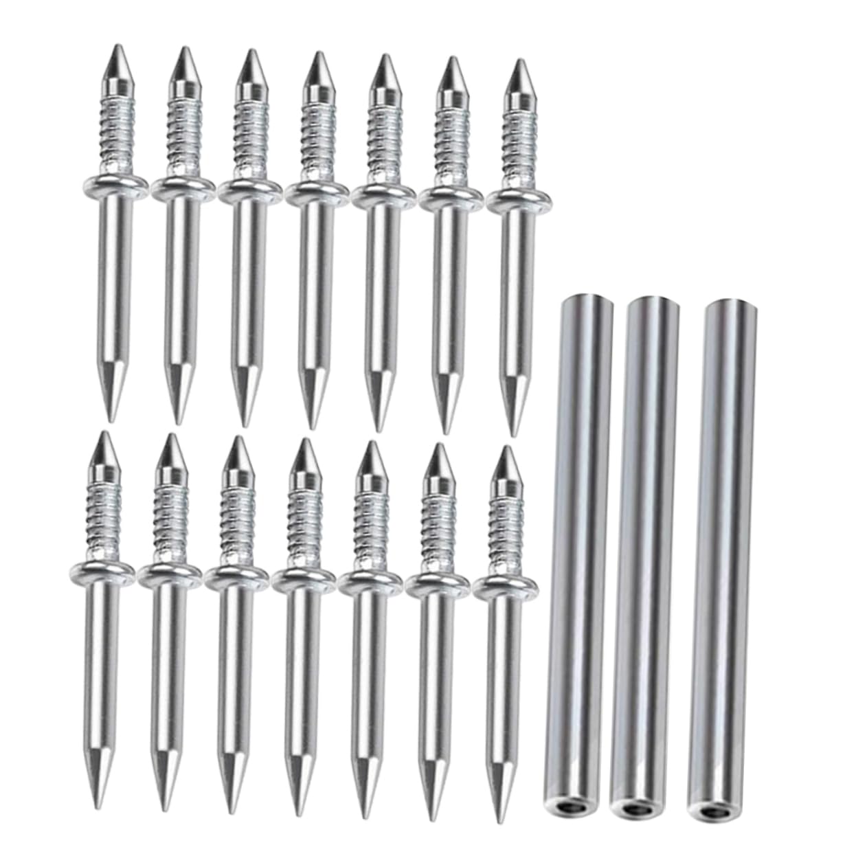 NAMOARLY 300pcs Double Thread Double-sided Decorative Seamless Nails for Cabinet Trim