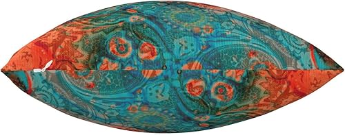 Miniatura 4 de VARUN Fundas de almohada abstractas con diseño de mandala y flores, fundas de almohada cuadradas para decoración del hogar, sofá, automóvil,