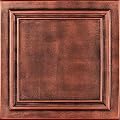 A La Maison Ceilings R24 Line Art Foam Glue-up Ceiling Tile (21.6 sq. ft./Case), Pack of 8, Antique Copper