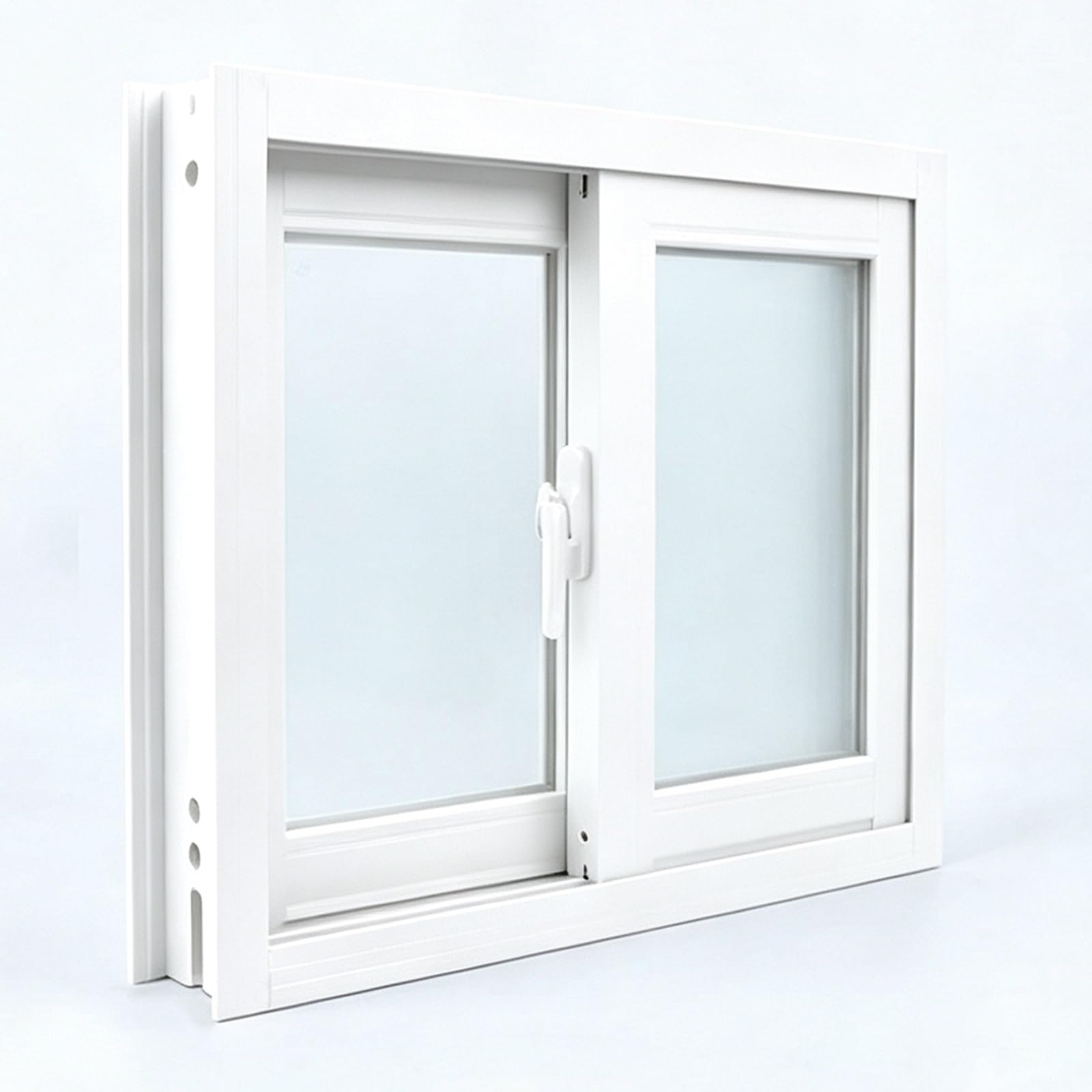 Okno do piwnicy z aluminium, poziome okno przesuwne do szopy