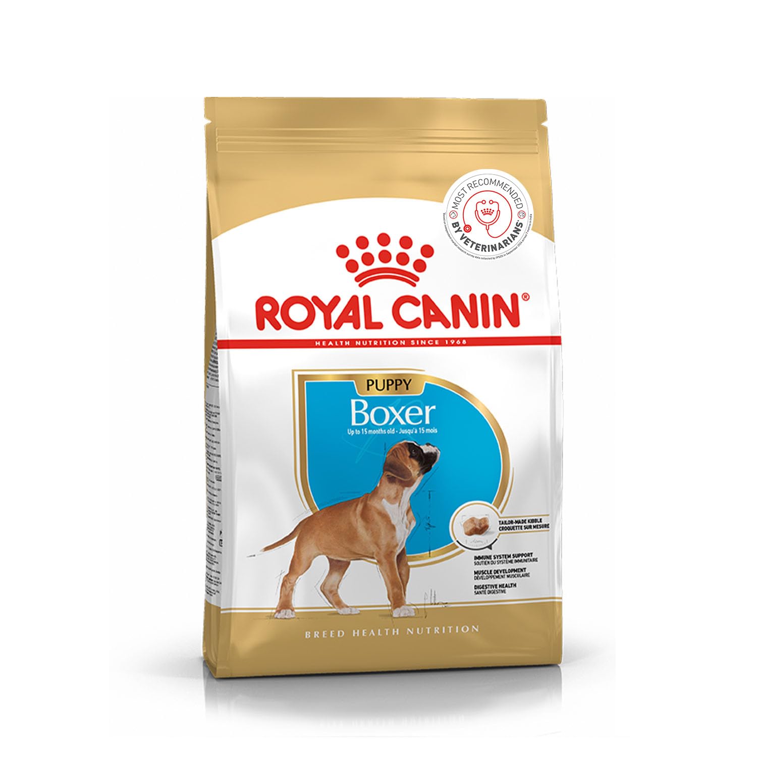Boxer Puppy Food, 3 Kg, Dry Food, Supports healthy Immune System and digestive health, Promotes Muscle Development