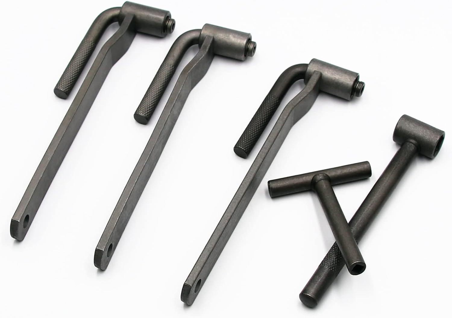 Motorcycle Engine Valve Screw Tool,8-10mm T Type Spanner Tool,5Pcs | Motorcycle Engine Valve Screw Adjustment Tool,Socket Screw Spanner 8-10mm T Type Spanner Square Hexagonal Hole Tool