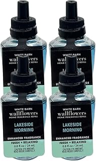 Bath & Body Works Lakeside Morning Wallflowers Home Fragrance Refill Bulbs - Set of 4