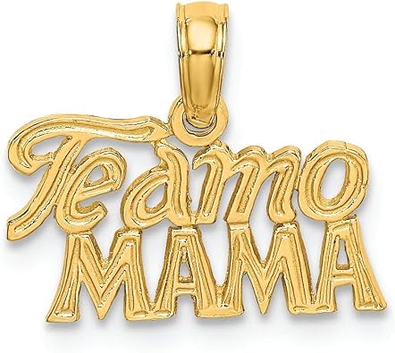 FJC Finejewelers 14k Yellow Gold Teamo Mama Charm