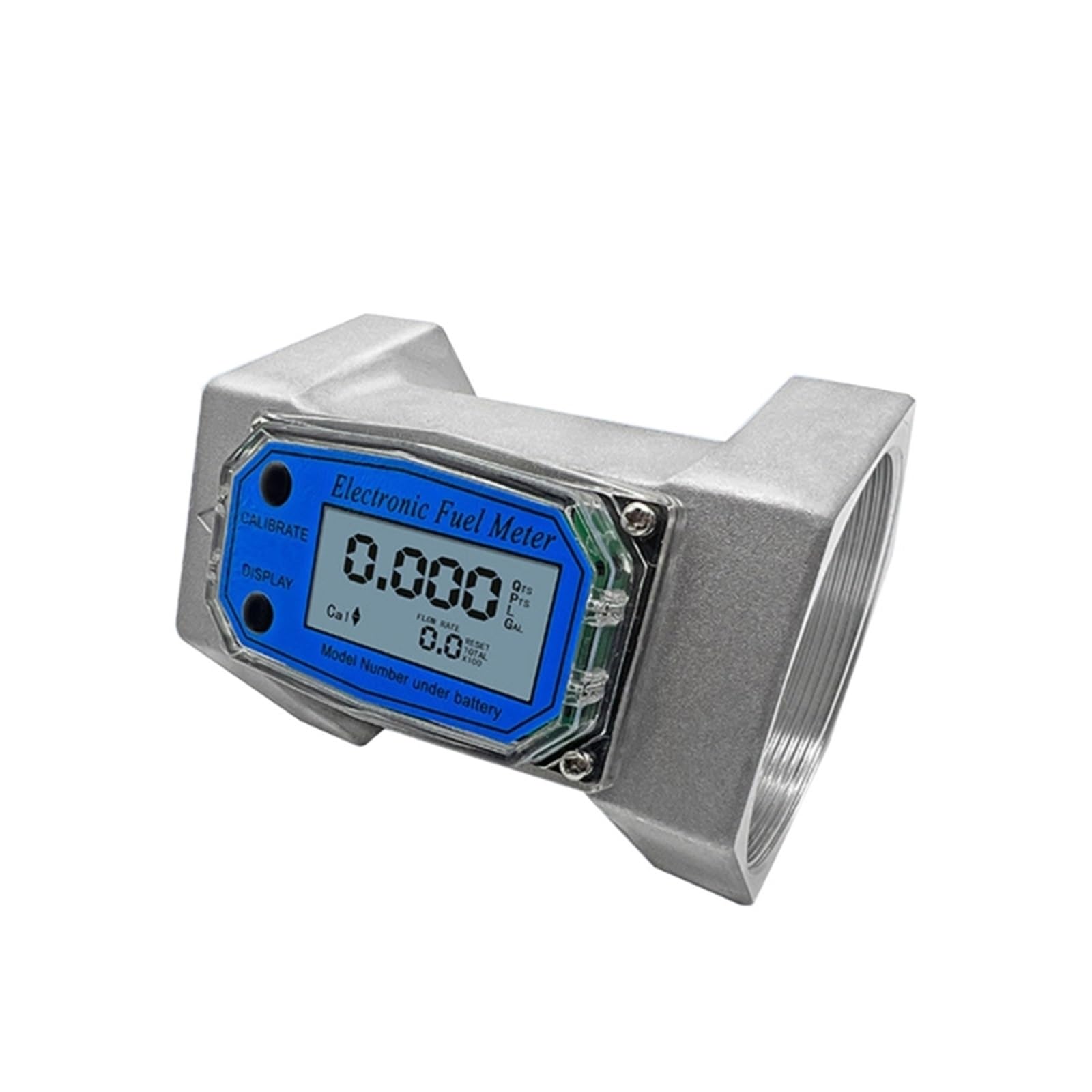 MKHJKIOII 367D Liquid Flow Meter Flowmeter With LCD Display For Fuel Water 1in/2in/2.5in/3in Electronic -Flowmeter(3inches)