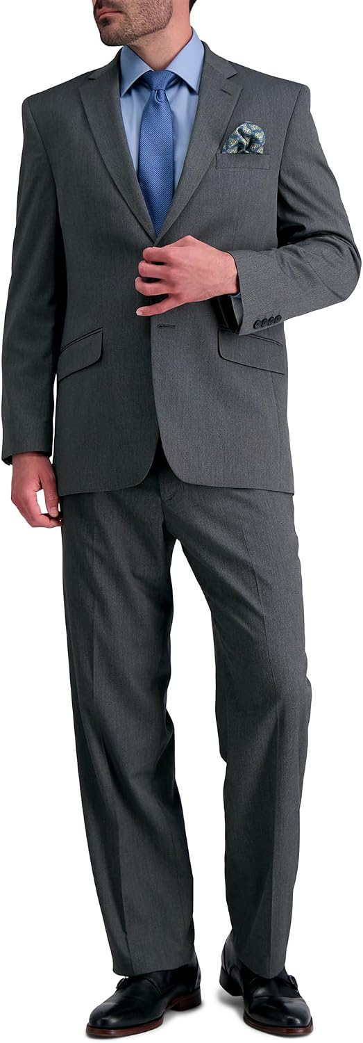 Haggar Men's JMH Premium Stretch Classic Fit Suit Separates - Pants & Jackets