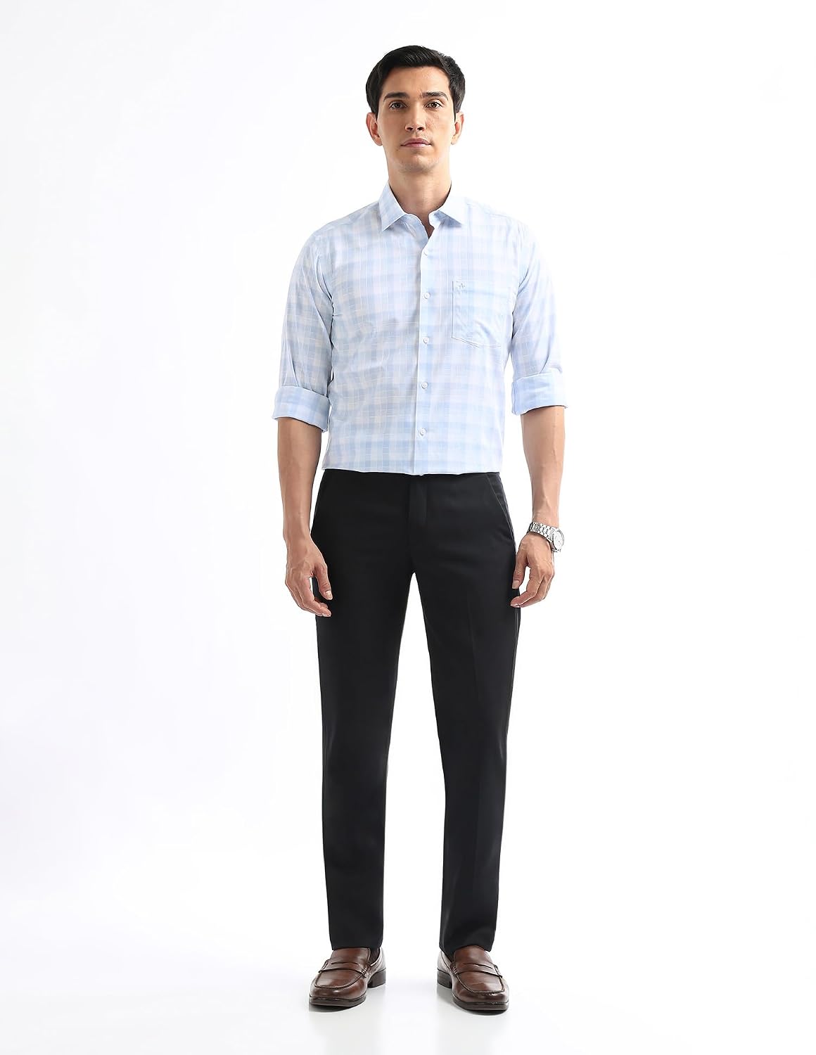61caG-GPKML._SL1500_ Arrow Blue Formal Shirt_ARAEOSH3132