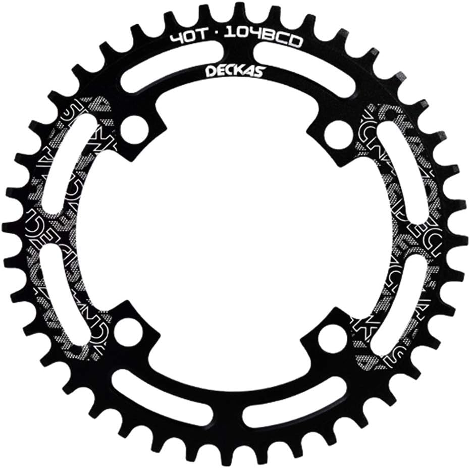 DECKAS 104BCD 40T 42T 44T 46T 48T 50T 52T Narrow Wide Chainring Single