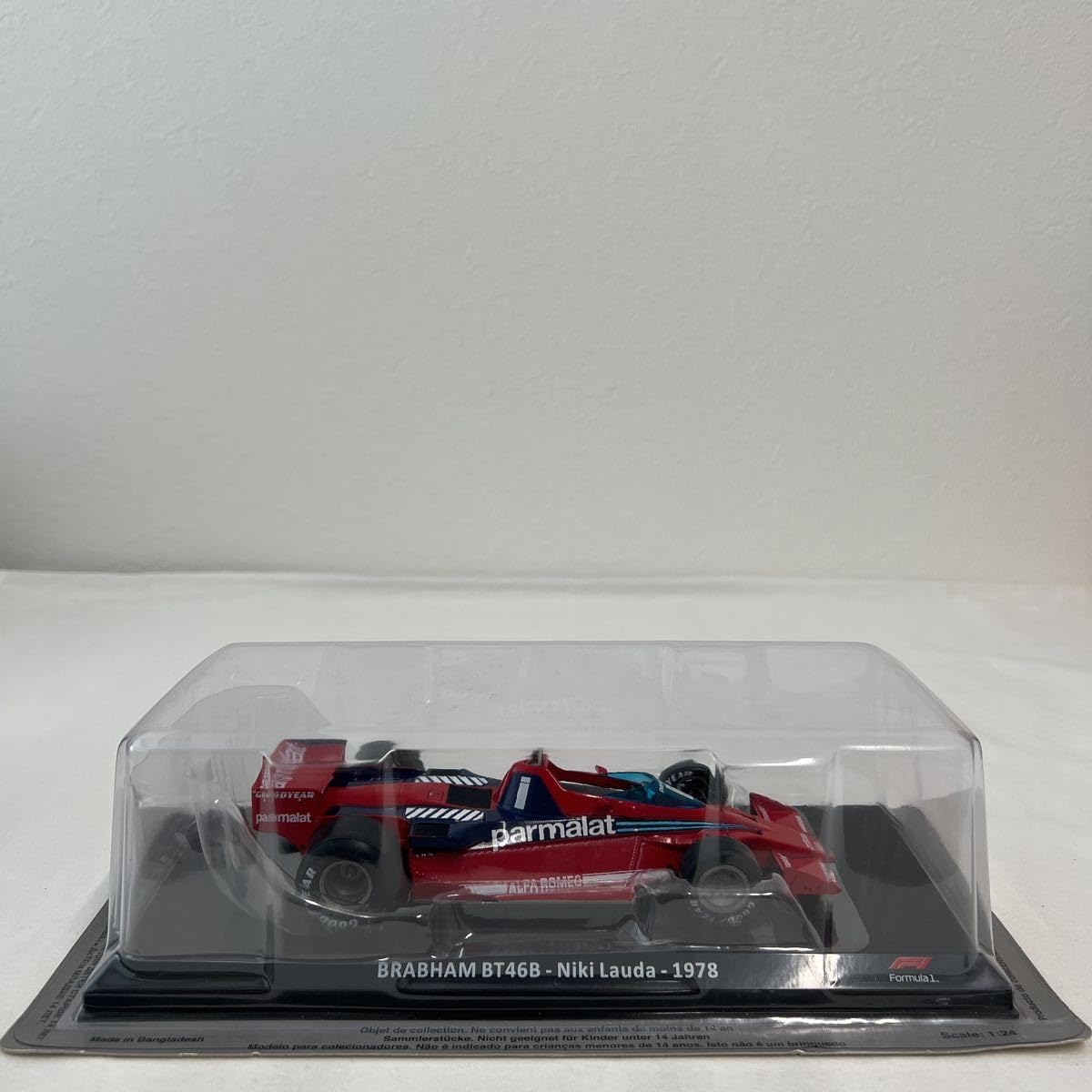 ミニカー BRABHAM BT46B Niki Lauda 1978 1/24 1:24 1978 Niki Lauda -- #1 Brabham-Alfa Romeo BT46B -- Atlas