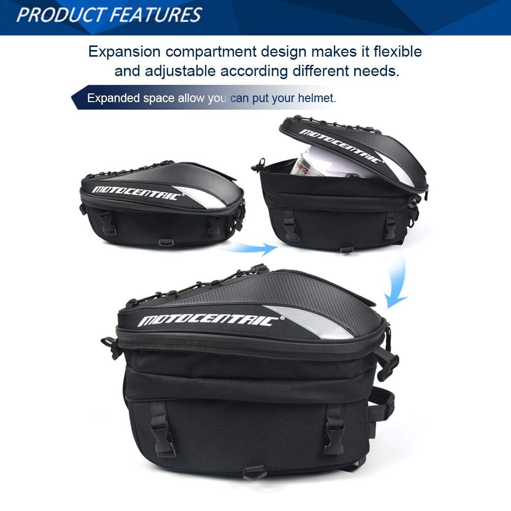 JooDon Motocentric 11-MC-0102 - Borsa da sella per moto, impermeabile, durevole, multifunzione, ad alta capacità verde