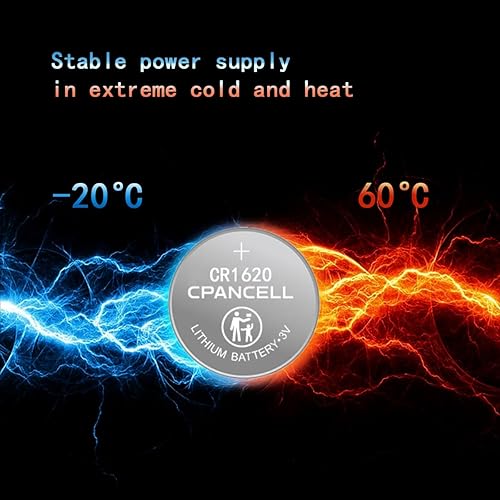 Miniatura 5 de CPANCELL Baterías de litio CR1620 Batería de alta capacidad de 3 V (5 unidades)