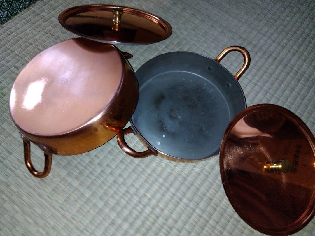 オーバルパン 楕円 両手鍋 銅製 銅 コッパー フランス製 調理道具