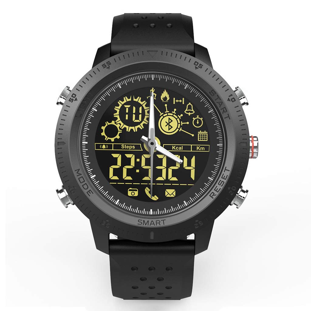 Pulsera De Fitness Reloj Inteligente Rastreador De Actividad A Prueba De Agua, Llamada SMS Recordatorio Pulsera De Podómetro De Calorías, para Niños Hombres Mujeres Adroid iOS