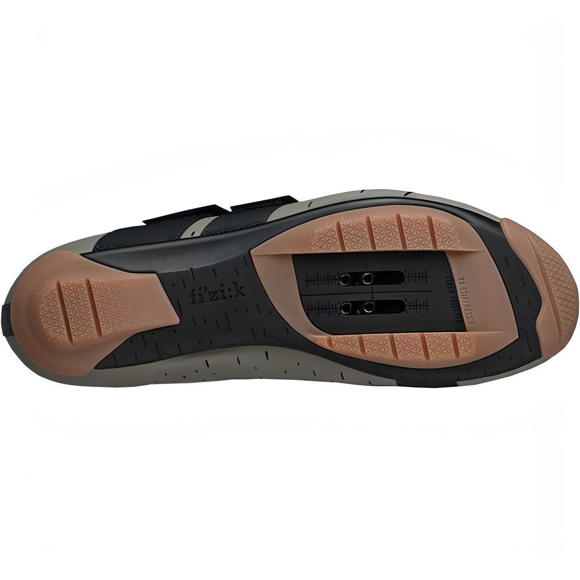 Fizik Unisex Terra Powerstrap X4 Gravel-Biking-Shoes, Mud/Caramel, 9.5-10 US Men