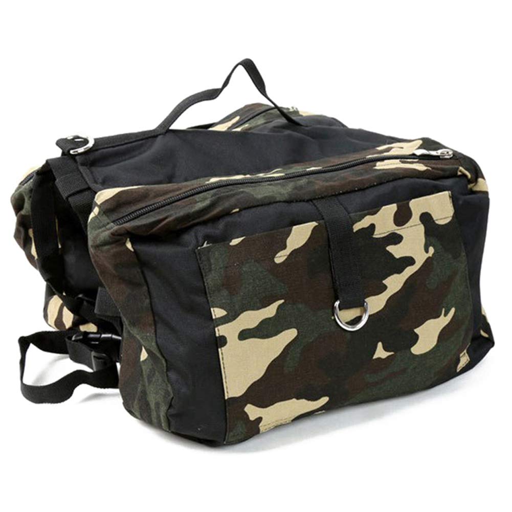 Cane Bisaccia Zaino, Regolabile Tripper Segugio dello Zaino di Corsa Bag Zaino Cane Pacchetto Escursionismo Gear Attrezzature Zaino Leggero per Medium & Large Cane per Addestramento Tattico