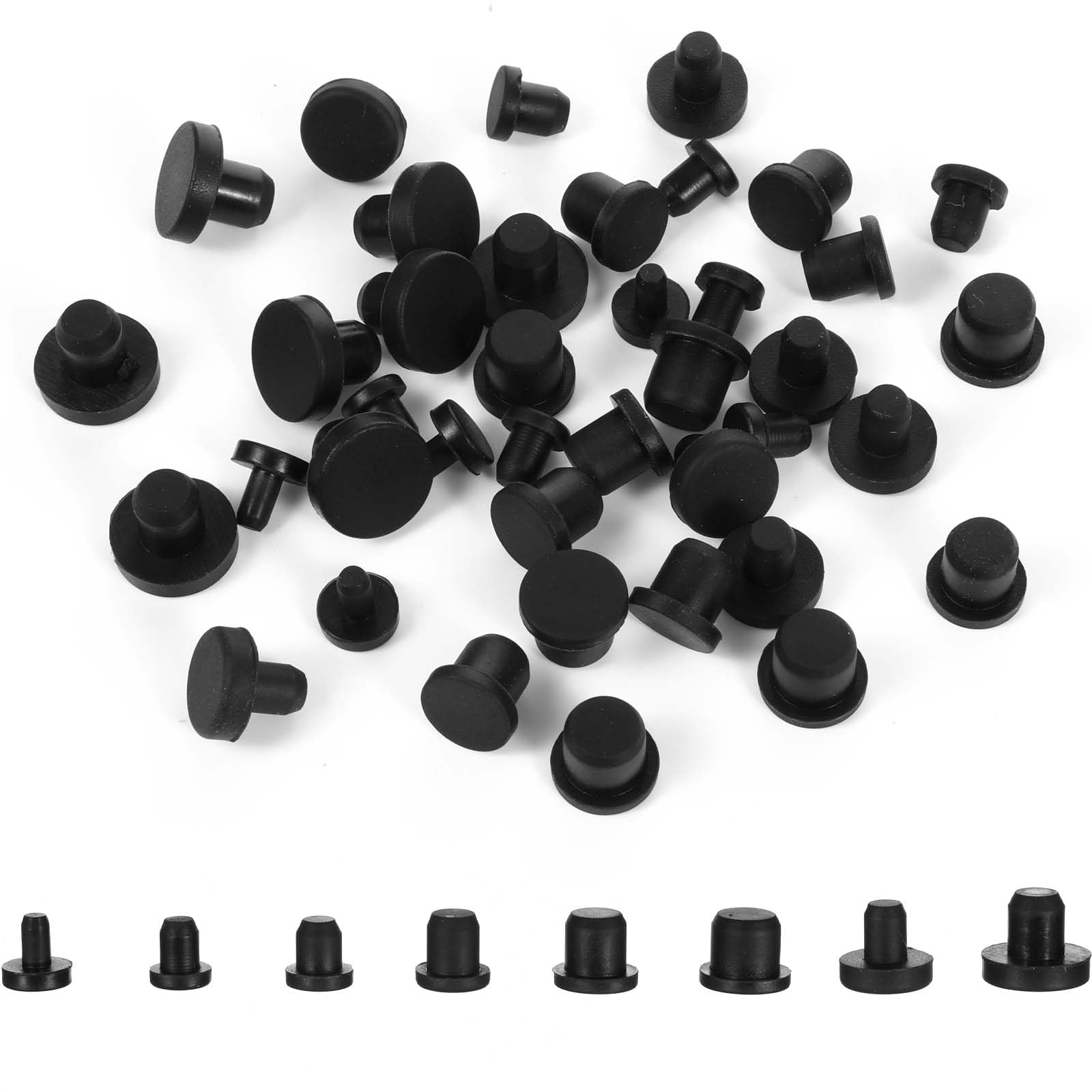 QUARKZMAN 5 Stück Gummistopfen 28mm Silikon-Lochstopfen Wasserdicht Verschlussstopfen Silikonstopfen Stopper Steckdichtstopfen Flach Abdeckkappen für Rohrleitungen Flaschen Labor, Schwarz QUARKZMAN 5 Stück Gummistopfen 28mm Silikon-Lochstopfen Wasserdicht Verschlussstopfen Silikonstopfen Stopper Steckdichtstopfen Flach Abdeckkappen für Rohrleitungen Flaschen Labor, Schwarz