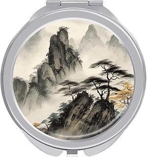 Espejo de maquillaje de viaje para pintura de...