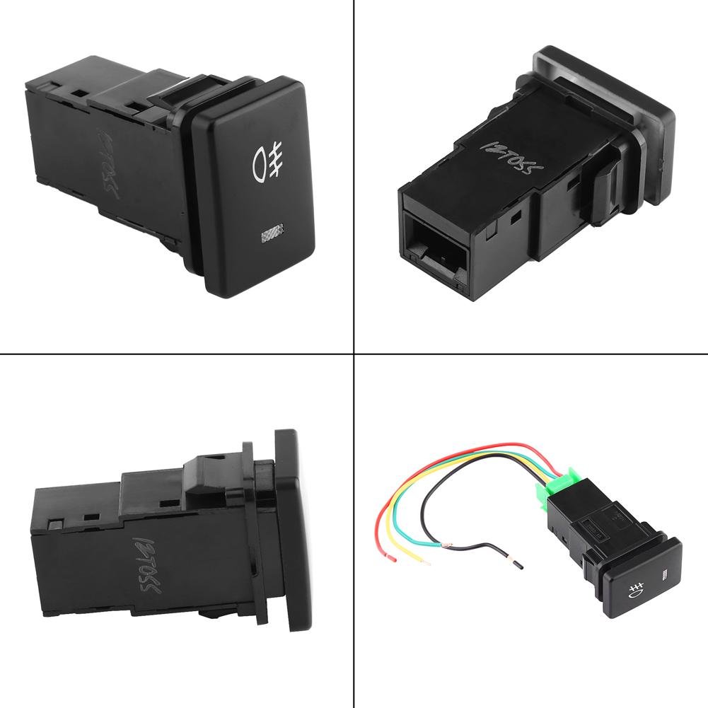 Multiple views of the OTVEE Car Fog Light Switch