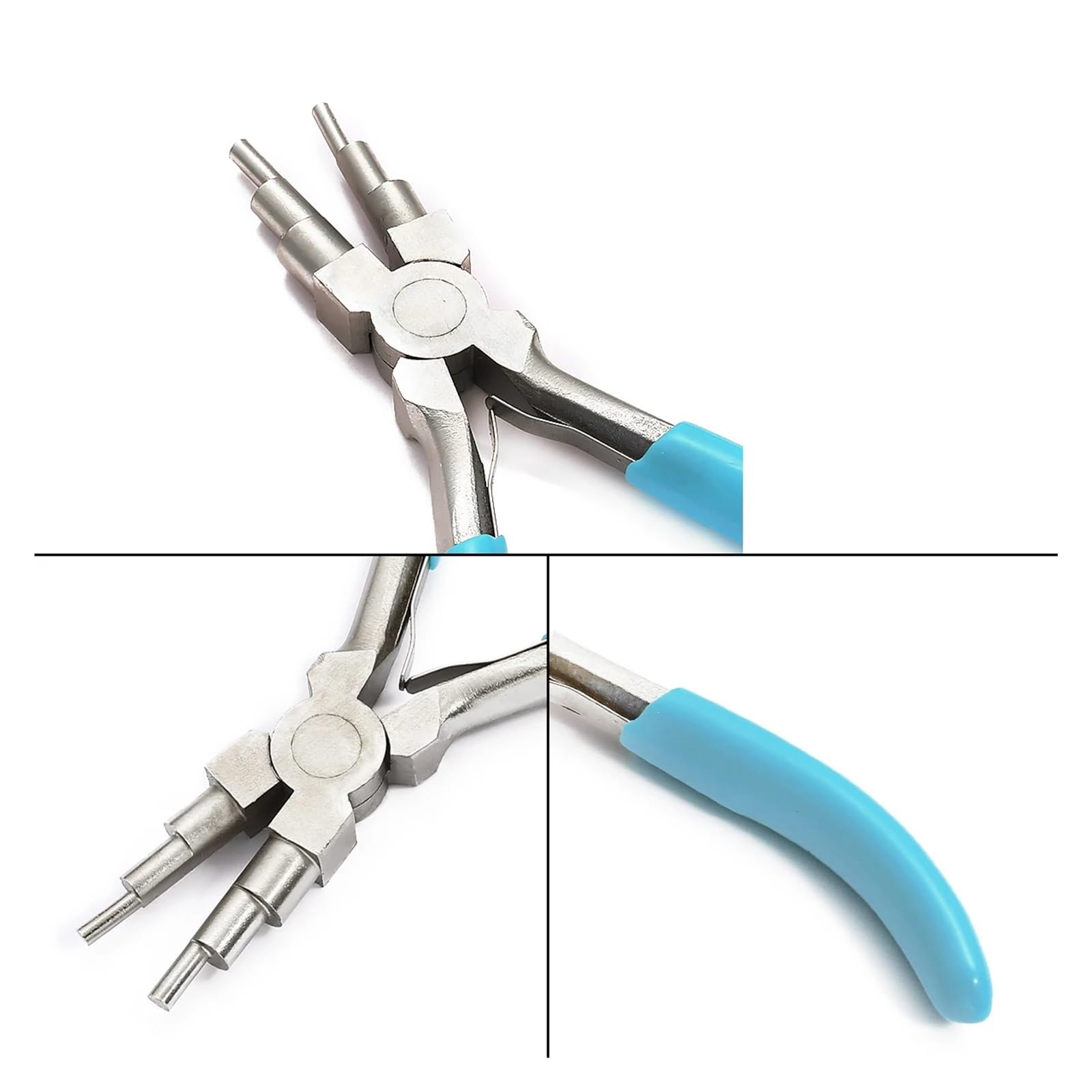 PezziPinze per Creazione Gioielli Set di 1 pinza for la creazione gioielli: a punta d'ago, a a catena, a tonda e tronchese for riparazione gioielli l'avvolgimento fili(Color1)
