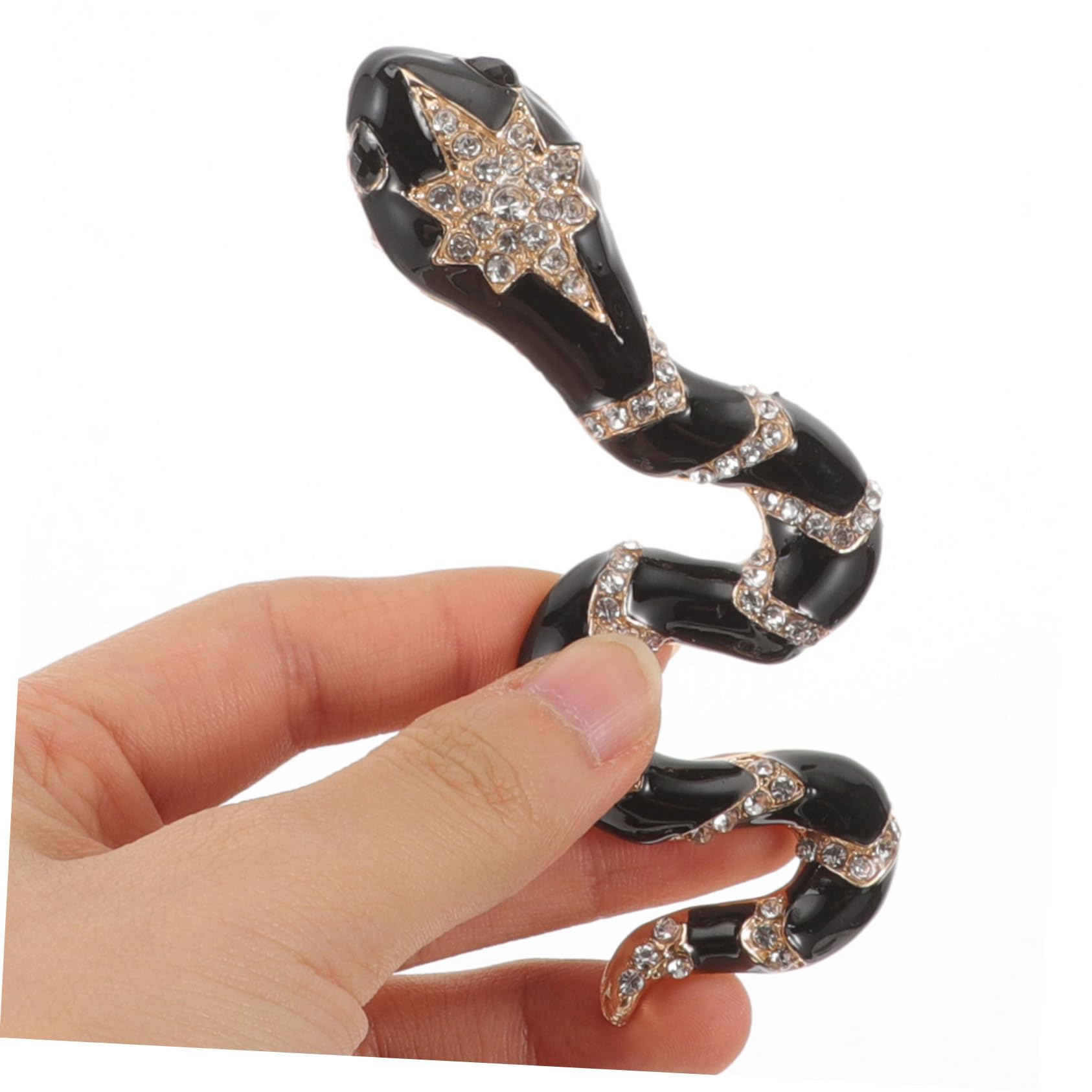 Broches de aleación de Zinc Resistente con Forma de Serpiente, Decorativos para Ropa de Mujer, Elegantes para la Solapa.