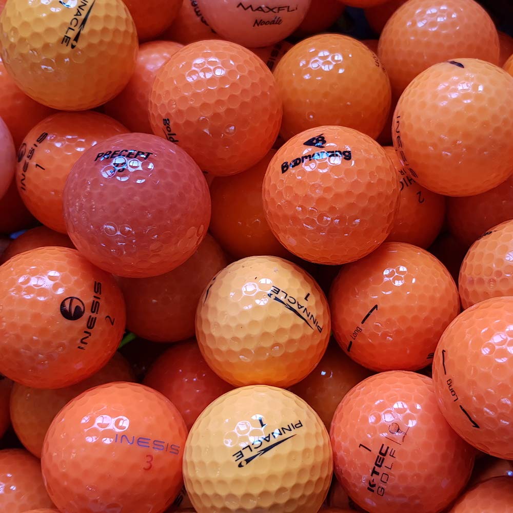 Ace Golf Balls Lakeballs Golfbälle, AAA, Orange, 50 Stück