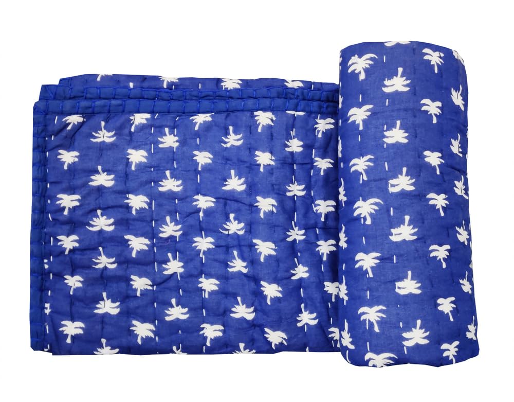 Couvre-lit Kantha pour bébé coton anti-transpiration pour des nuits calmes