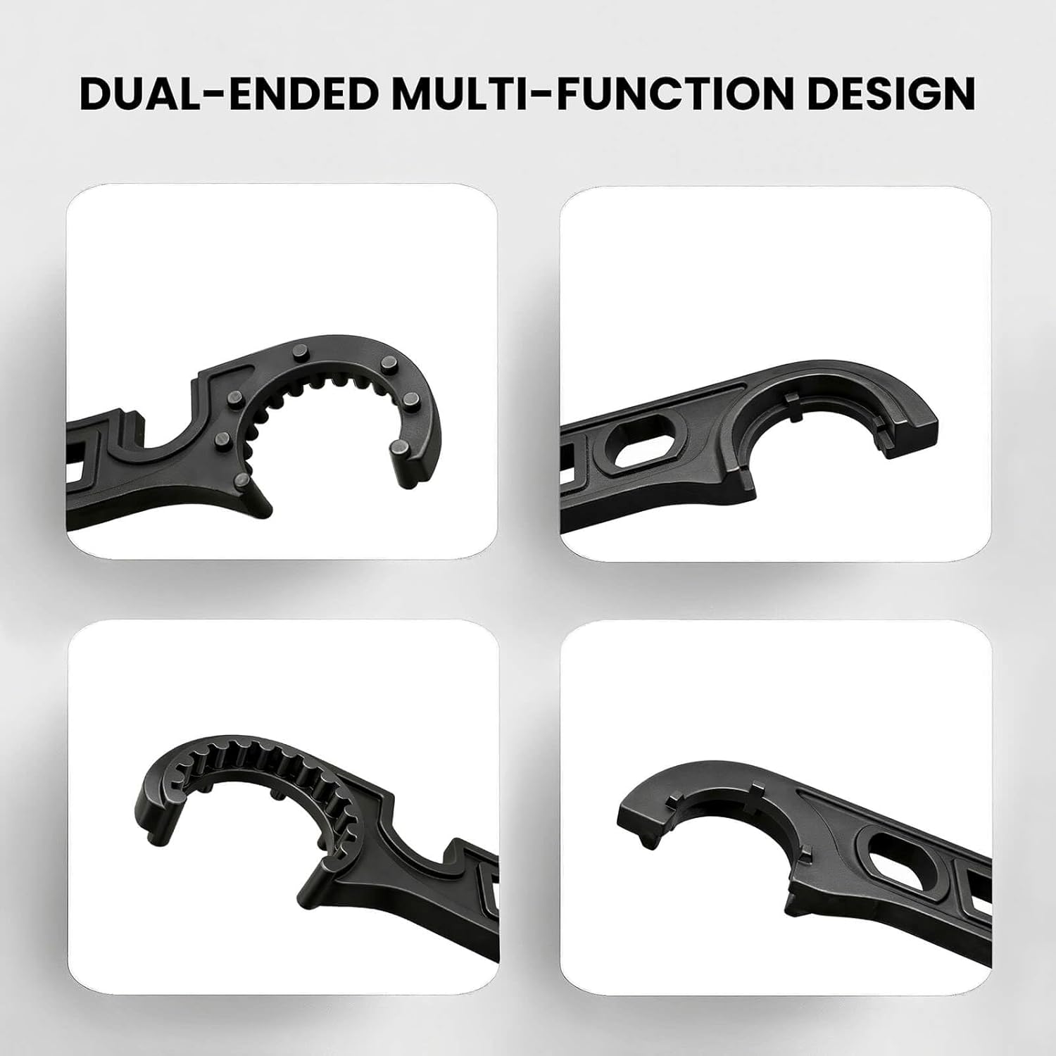 Armorers Wrench, Heat-Treated 42CrMo Steel Heavy-Duty Multi-Function Tool, Precision Spanner Wrench for Assembly & Maintenance, Rust-Resistant Manganese Phosphate Coating, Ergonomic Grip