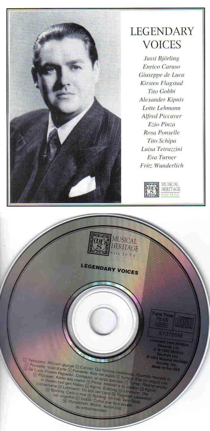 Legendary Voices [Audio CD] Various Artists